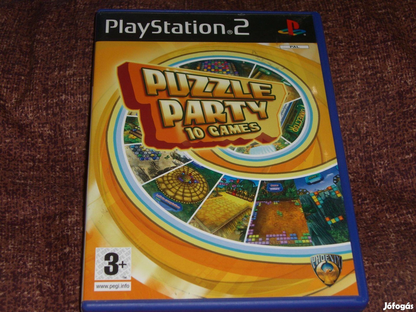 Puzzle Party 10 Games Playstation 2 eredeti lemez ( 4000 Ft )