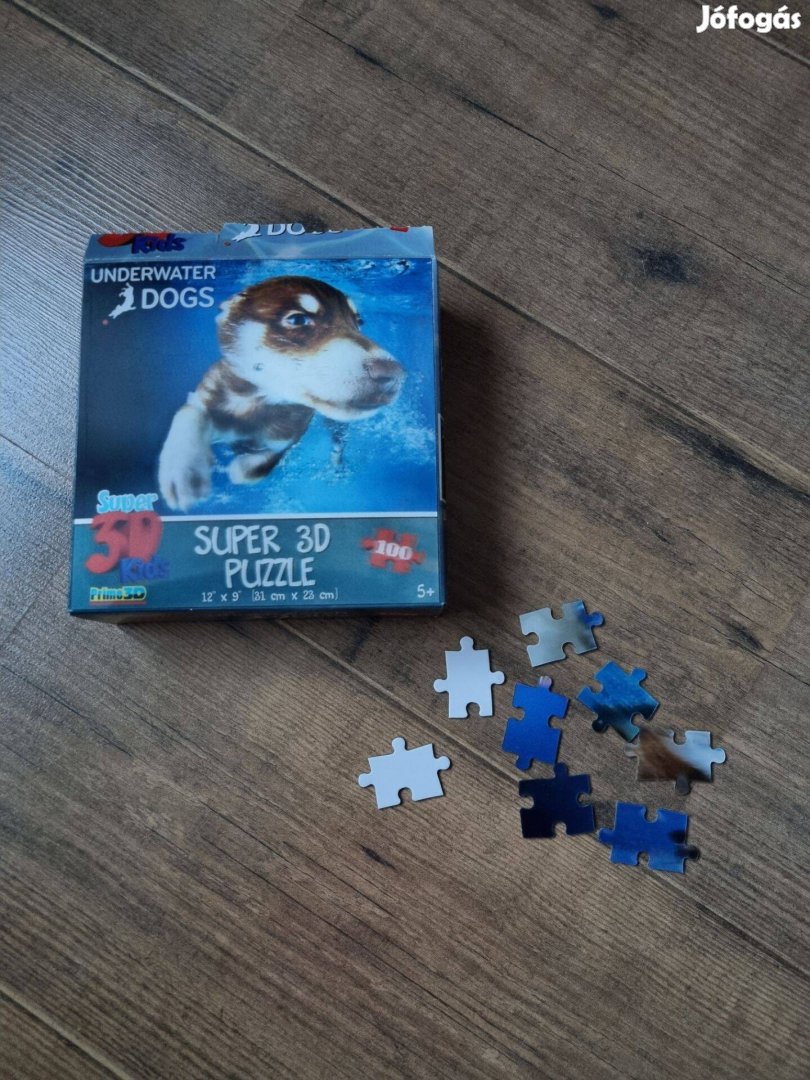 Puzzle Super 3D, Underwater dogs 100 db-os