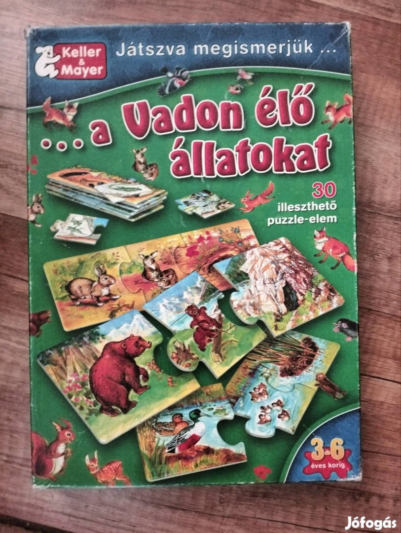 Puzzle...vadon élő állatok