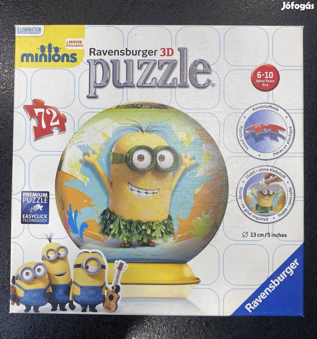 Puzzle  gomb alakú 