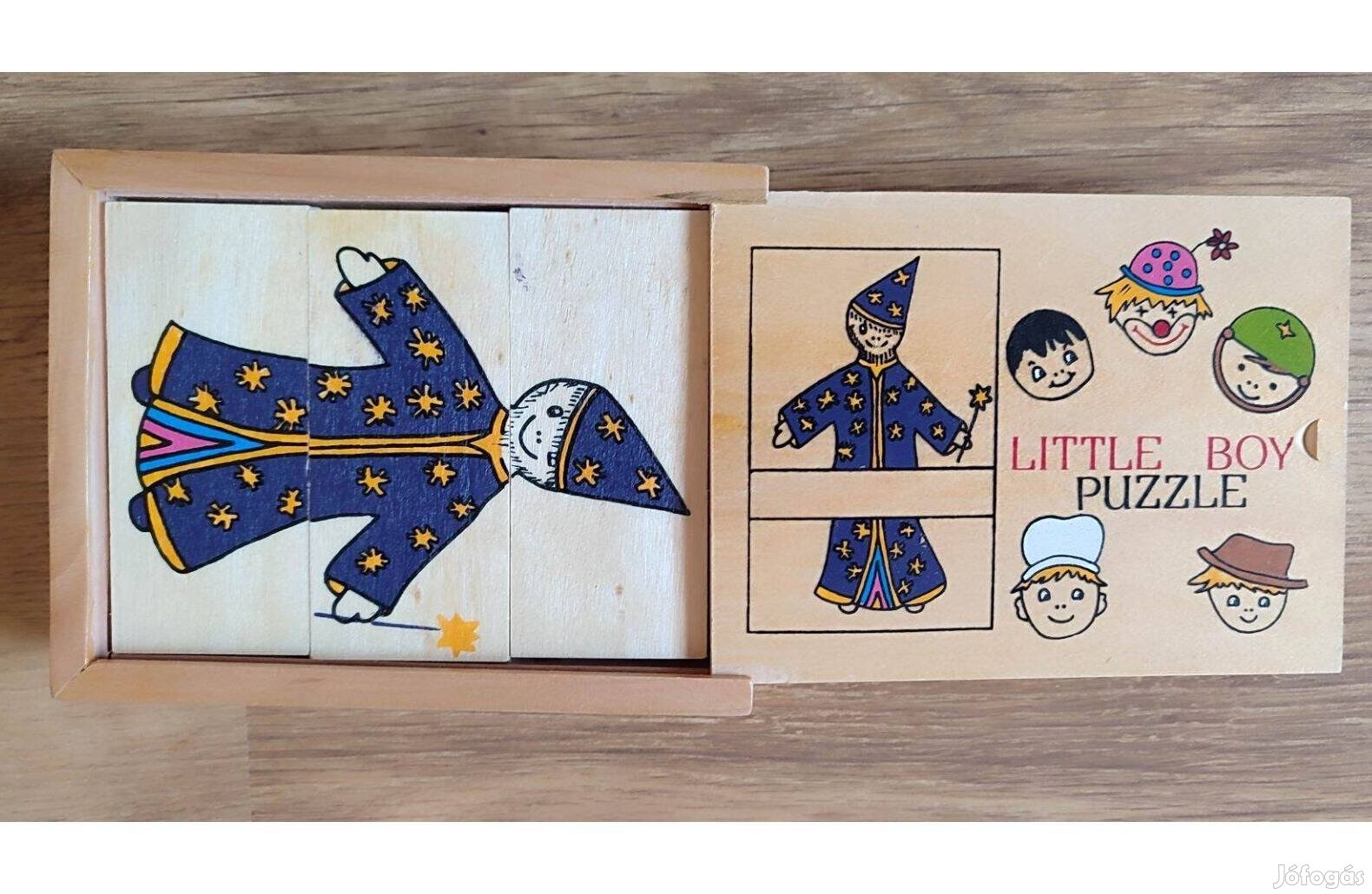 Puzzle kirakó játék fából