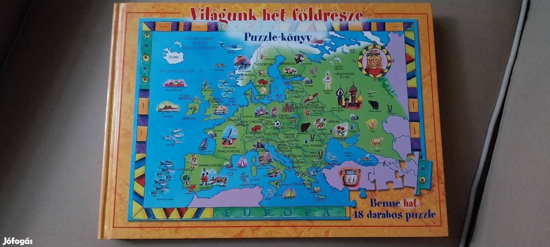 Puzzle-könyv - Világunk hét földrésze