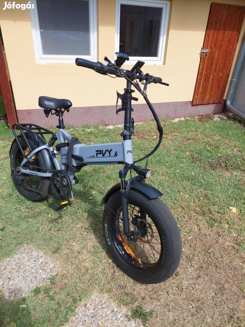 Pvy Z20 PLUS e-bike fatbike (1000W, Eerons Sports defekttűrő gumival)