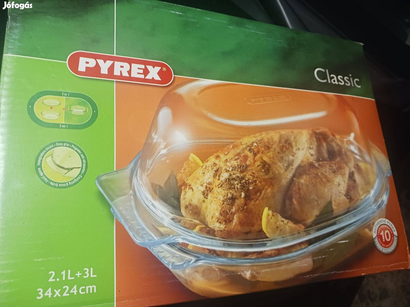 Pyrex hőálló jénai 5 literes