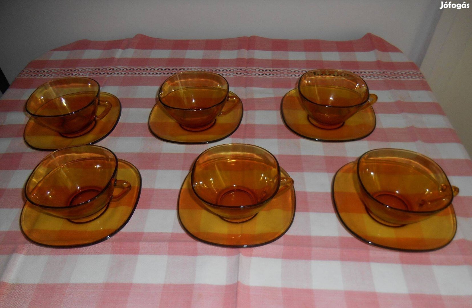 Pyrex teás reggeliző készlet (jénai)