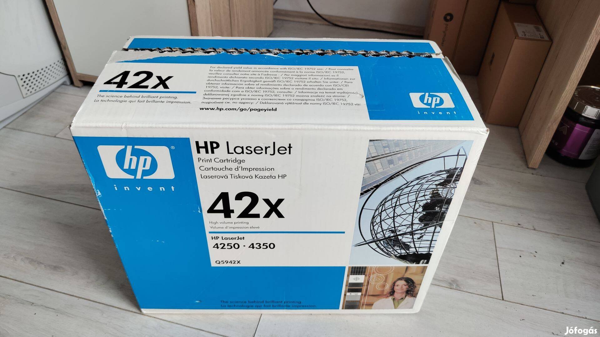 Q5942X Eredeti Bontott, de új toner Laserjet 4250, 4350