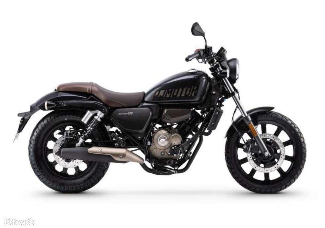 QJMOTOR SRV 125 ABS fekete 2025 motorkerékpár