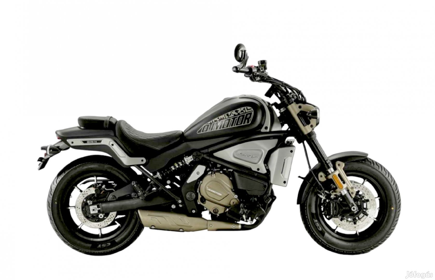 QJMOTOR SRV 700 motorkerékpár fekete 2025