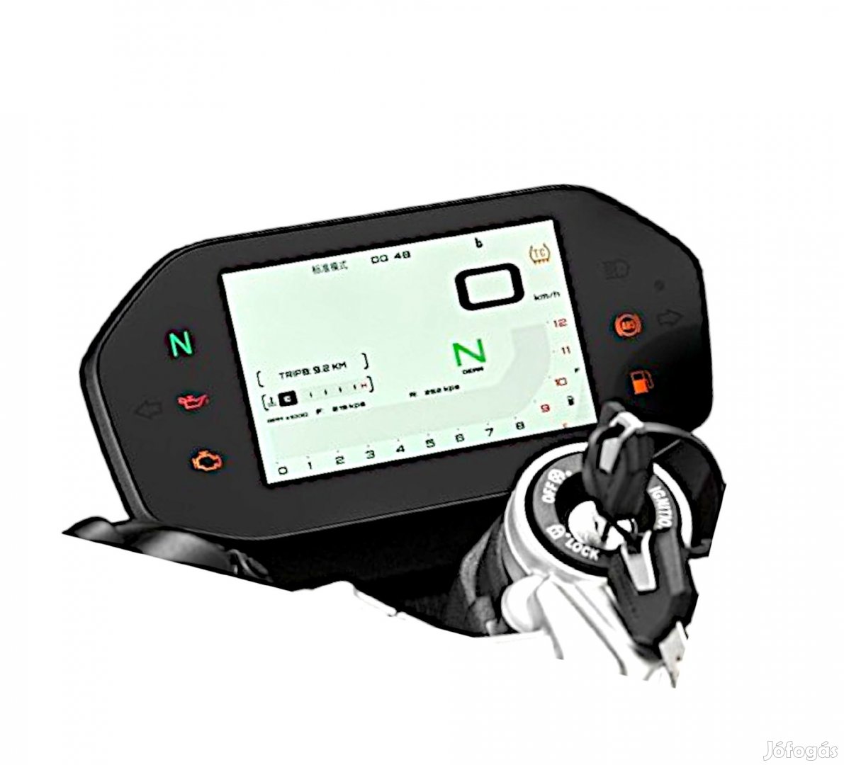 QJ-MOTOR SRK800RR kijelző