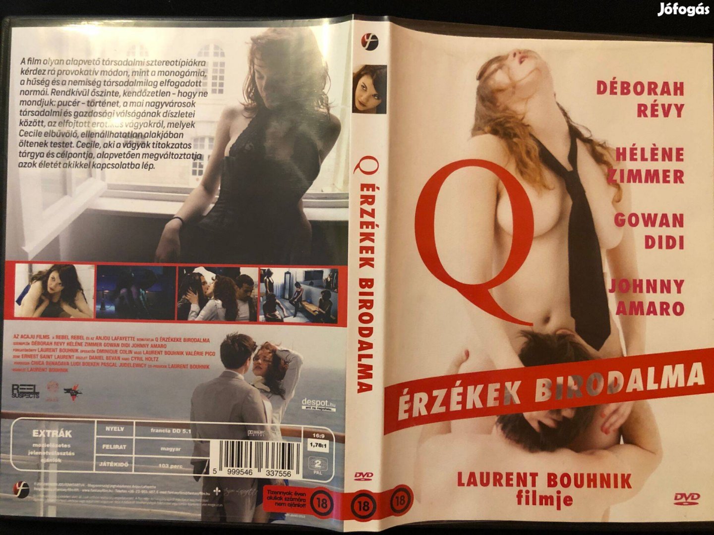 Q Érzékek birodalma (karcmentes, Déborah Révy, Héléne Zimmer) DVD