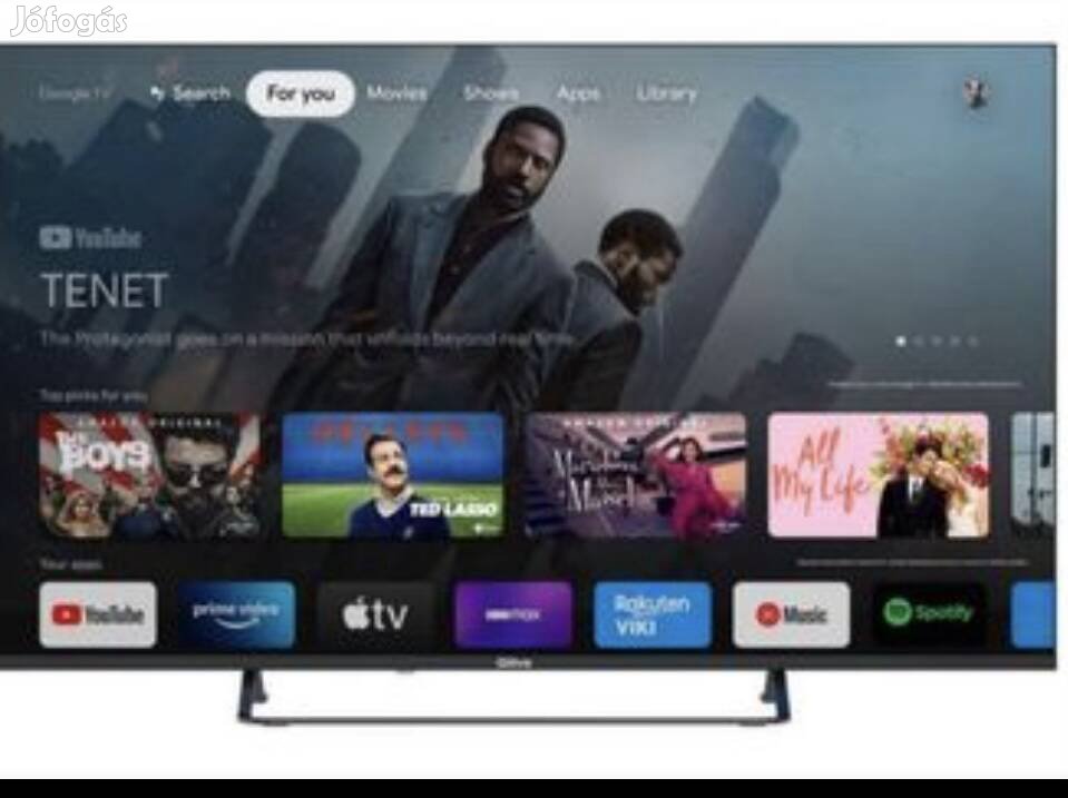 Qilive 50" 126cm új állapotú Qled google tv