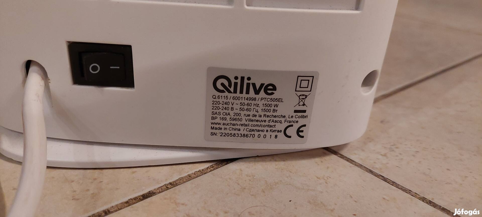 Qilive hősugárzó, mobilklíma