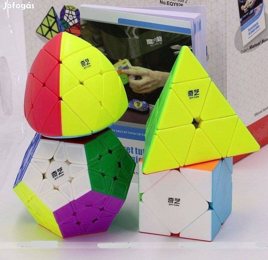 Qiyi készlet rubik játék, kocka Megaminx,Pyraminx, Skewb, Pyramorphinx