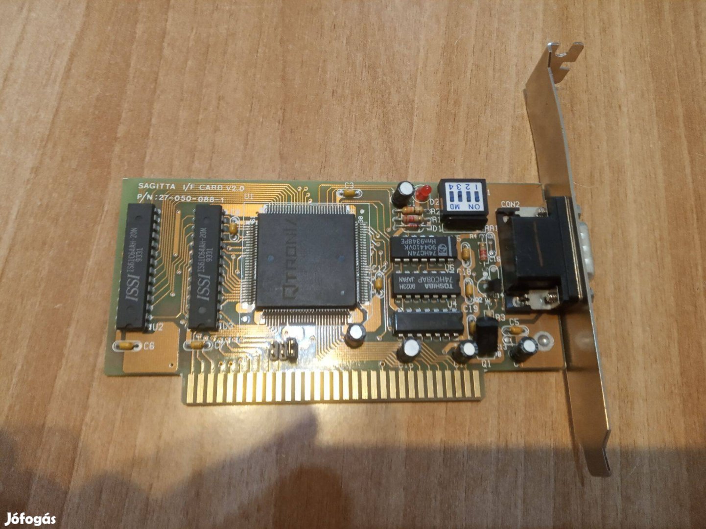 Qtronix 2 kézi szkennerhez, 8 bites gyári ISA vezérlőkártyája