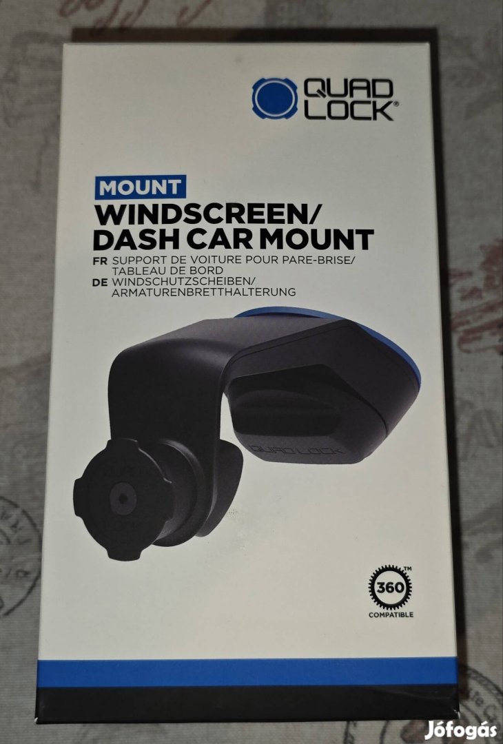 Quadlock autós tapadókorongos telefontartó eladó
