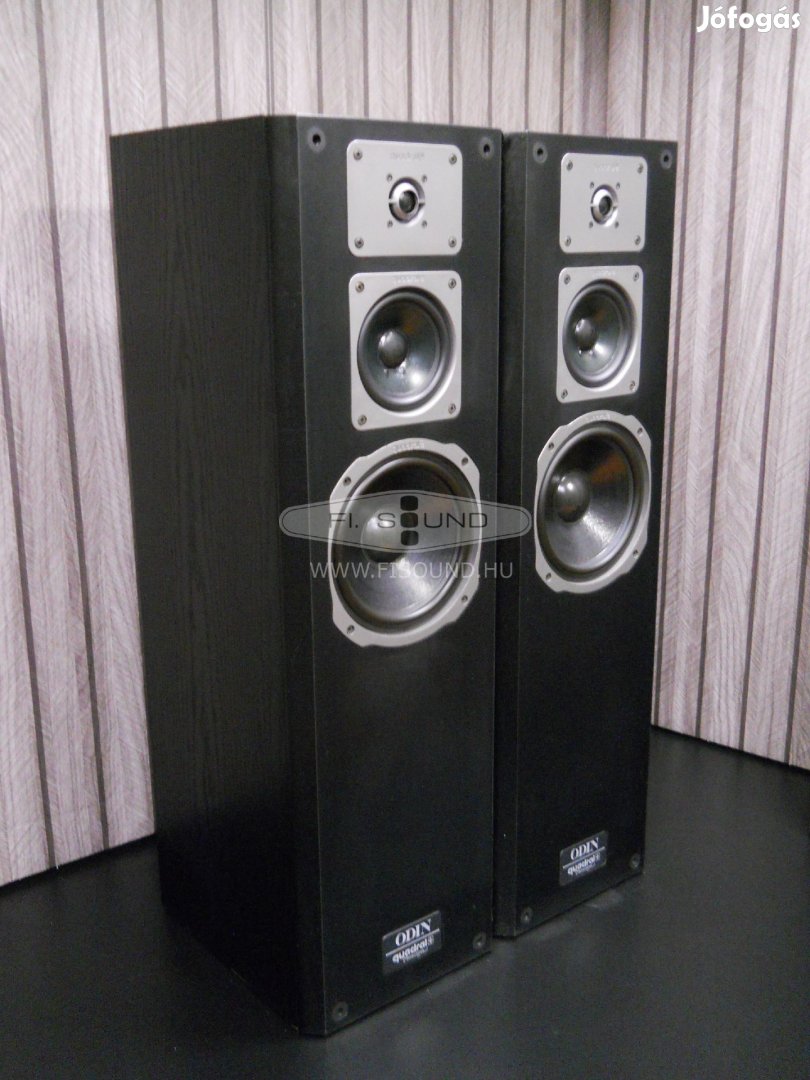 Quadral Odin ,140W4 ohm,3 utas hangfal pár,16cm-s gumiperemes méllyeke