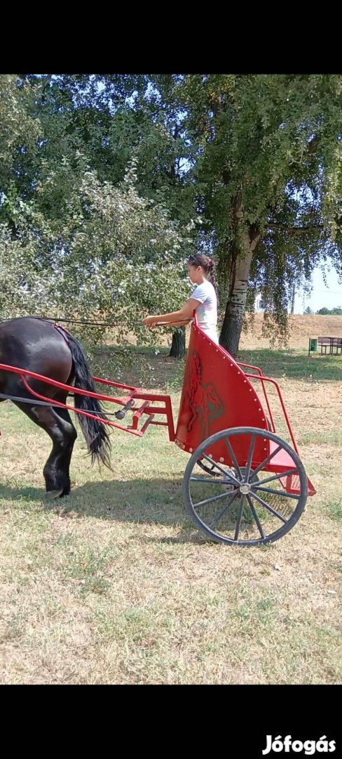 Quadriga, jártató kocsi. Római kocsi