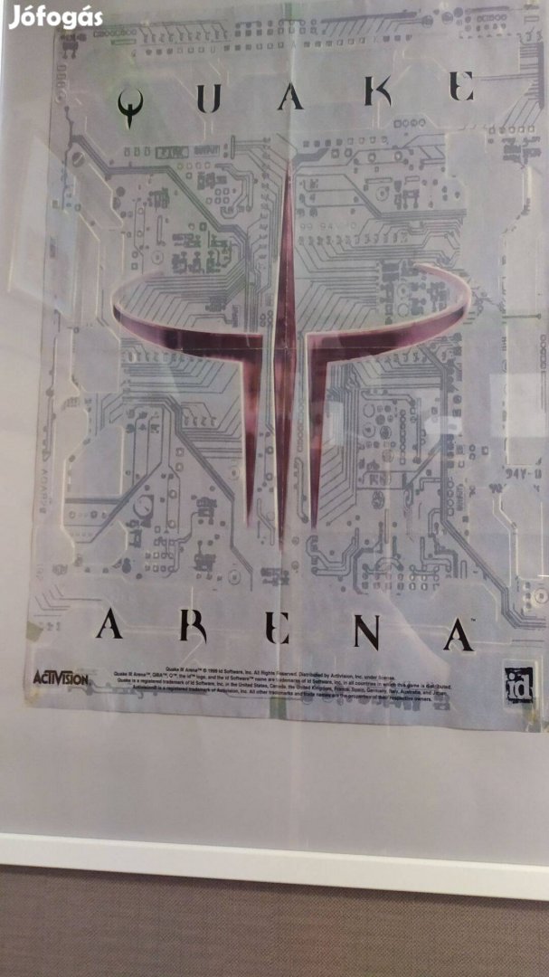 Quake 3 PC játék poszter gyűjtőknek, ritkaság