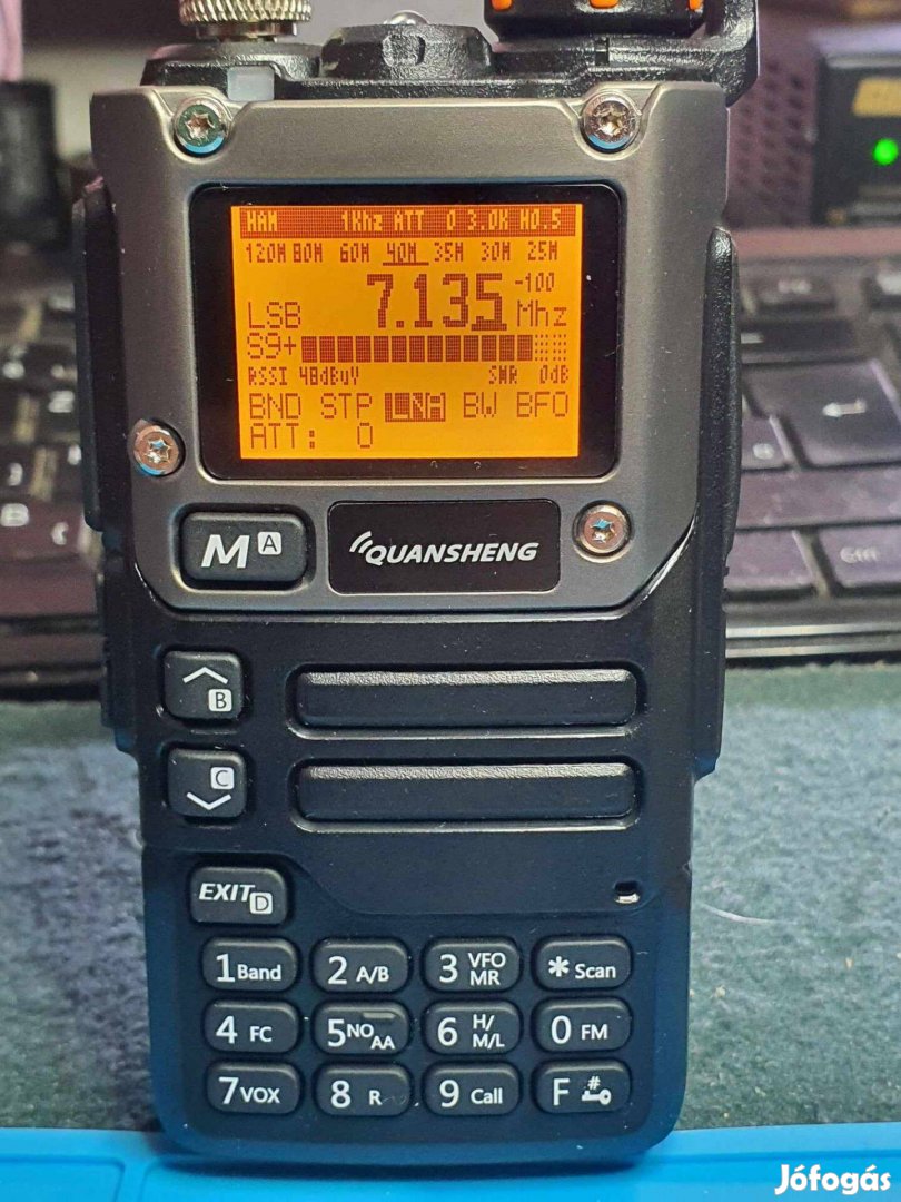 Quansheng 5R Plus, K5 K6 VHF/UHF kézi adó-vevő -rövidhullámmal