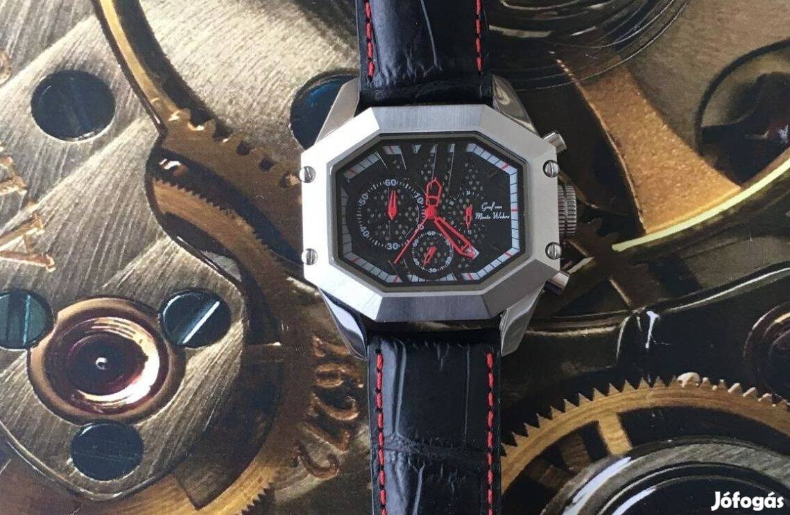 Quartz Chronograph , kvarc kronográf karóra