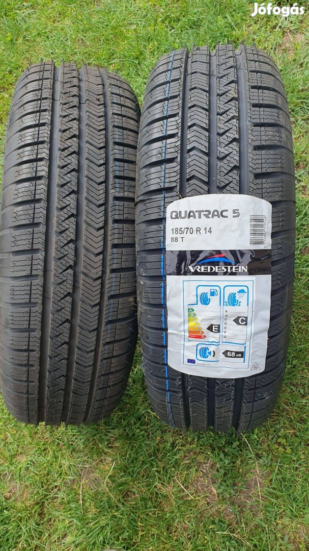 Quatrac 5 Vredestein 185/70 R14 2db gumiabroncs újszerű