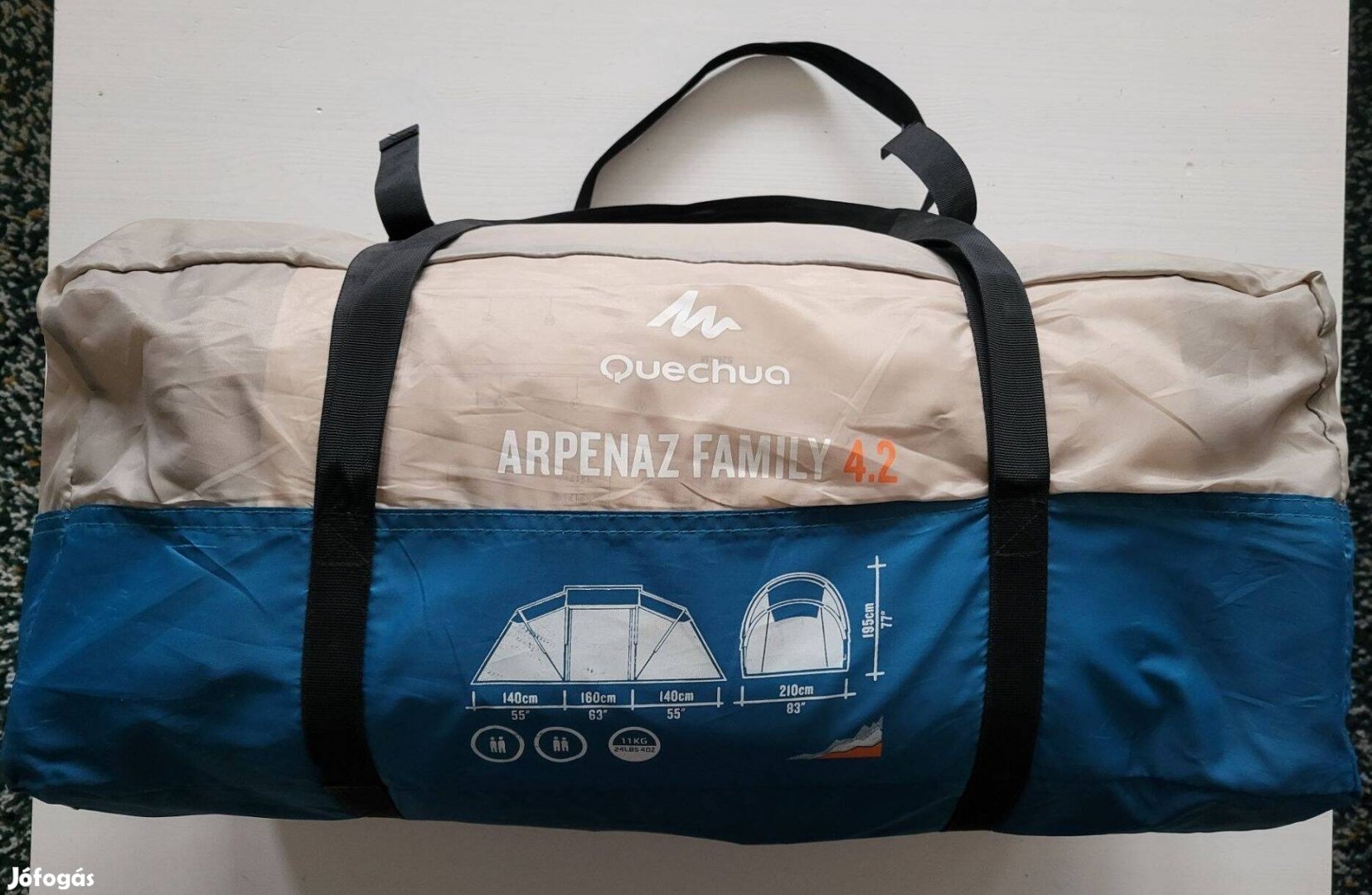 Quechua Arpenaz Family 4.2 sátor (Decathlon)