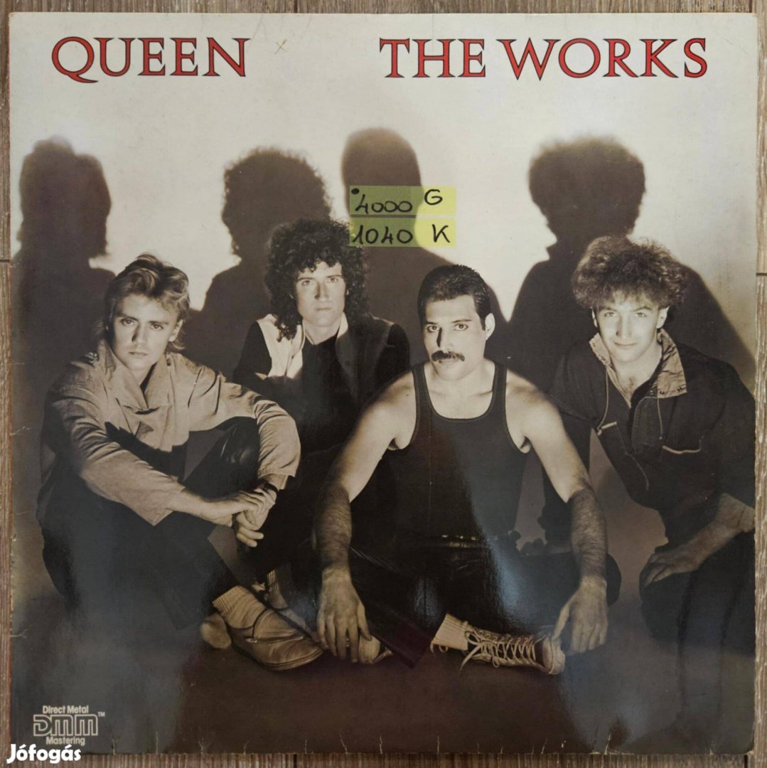 Queen The Works bakelit lemez, hanglemez LP (1040)