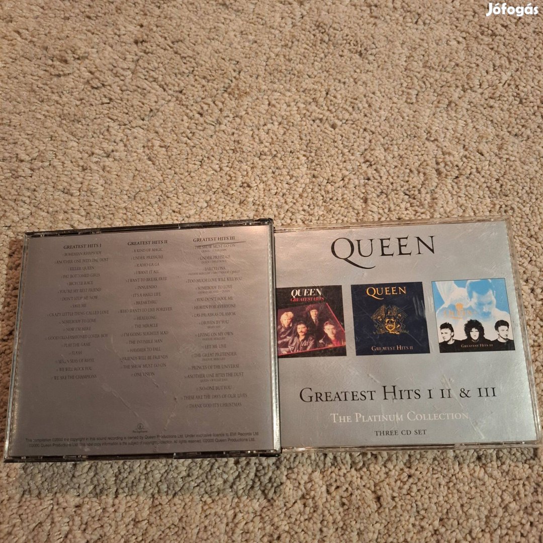 Queen - Greatest Hits I. II. & III. 3Cd Box