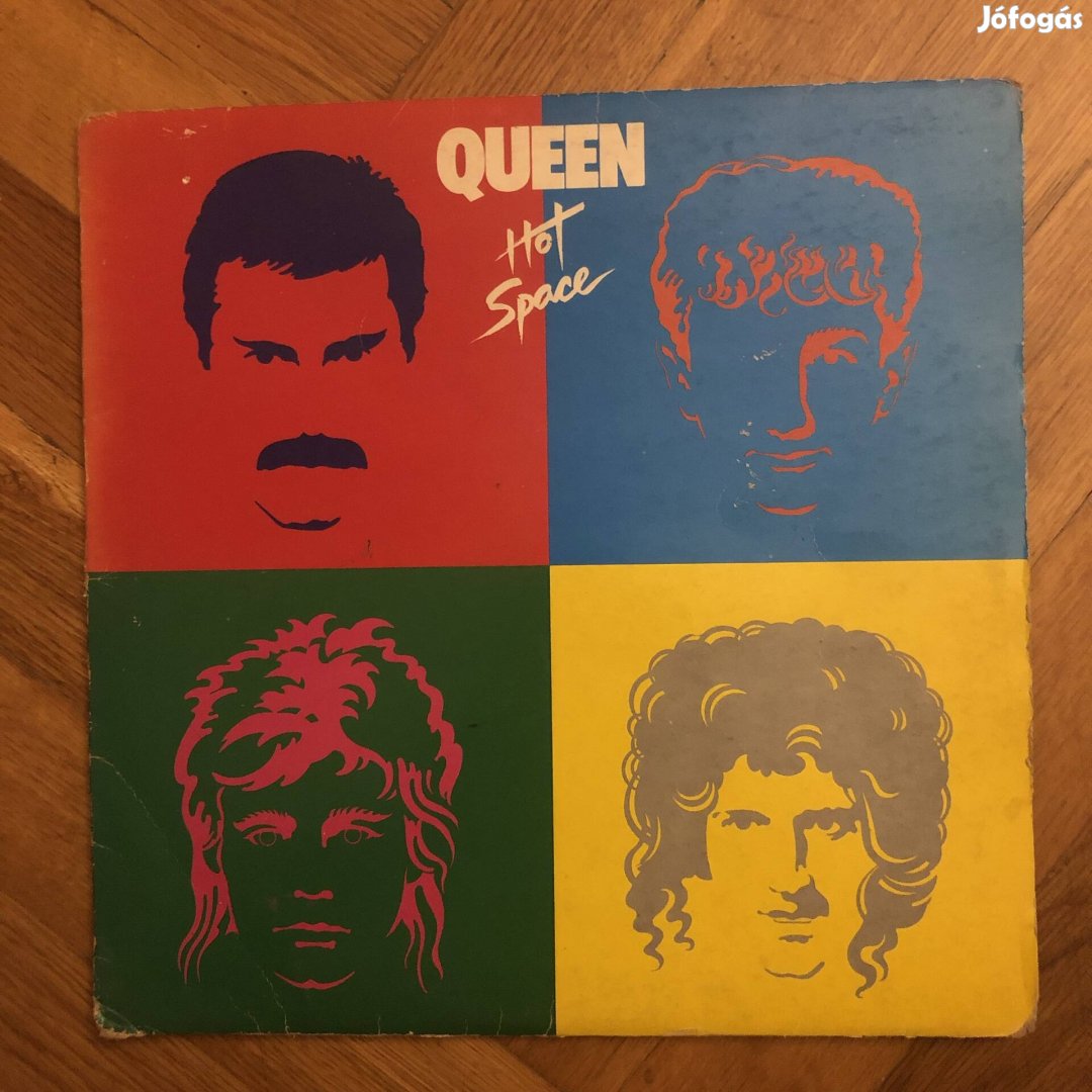 Queen - Hot Space Vinyl LP Hanglemez India Vg