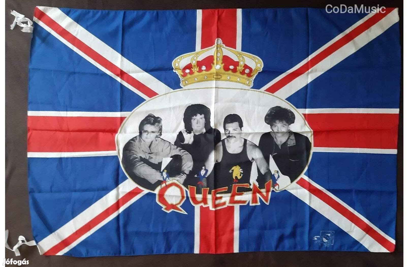 Queen - zászló - Poszter Zászló - 70x104 (Új)