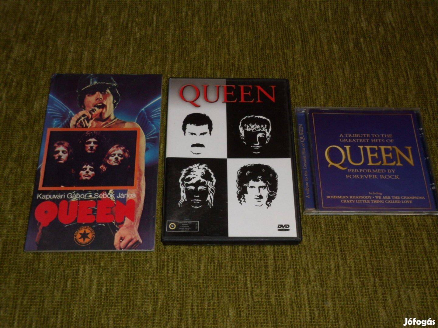 Queen könyv - DVD - CD egyben: