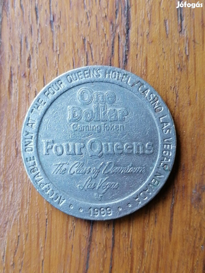 Queens hotel 1 dollár token