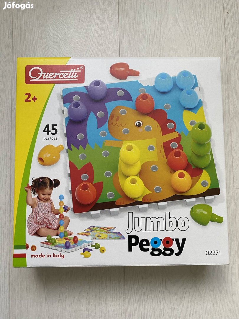 Quercetti Jumbo Pötyi 2 az 1-ben 45 db-os