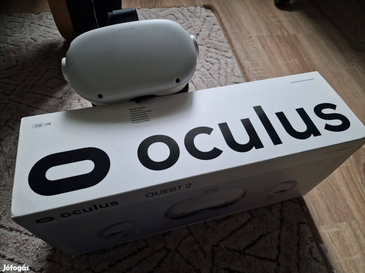 Quest 2 VR Headset - 256GB - Sérült kijelzővel