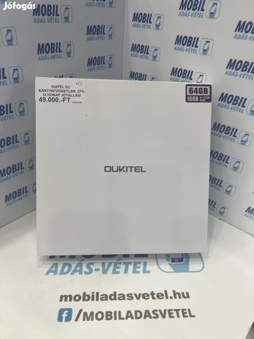 Quiktel G2 Dual Sim 64 GB 16 GB Ram, 12 hó garancia