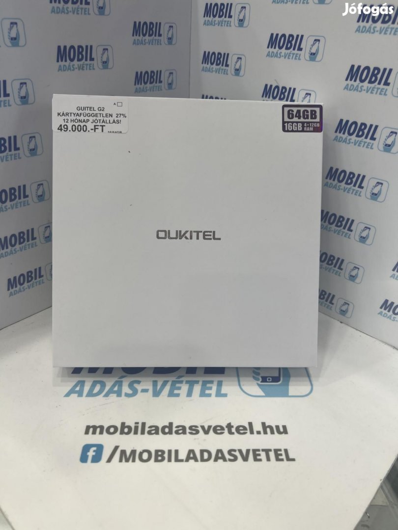 Quiktel G2 Dual Sim 64 GB, 12 hó garancia