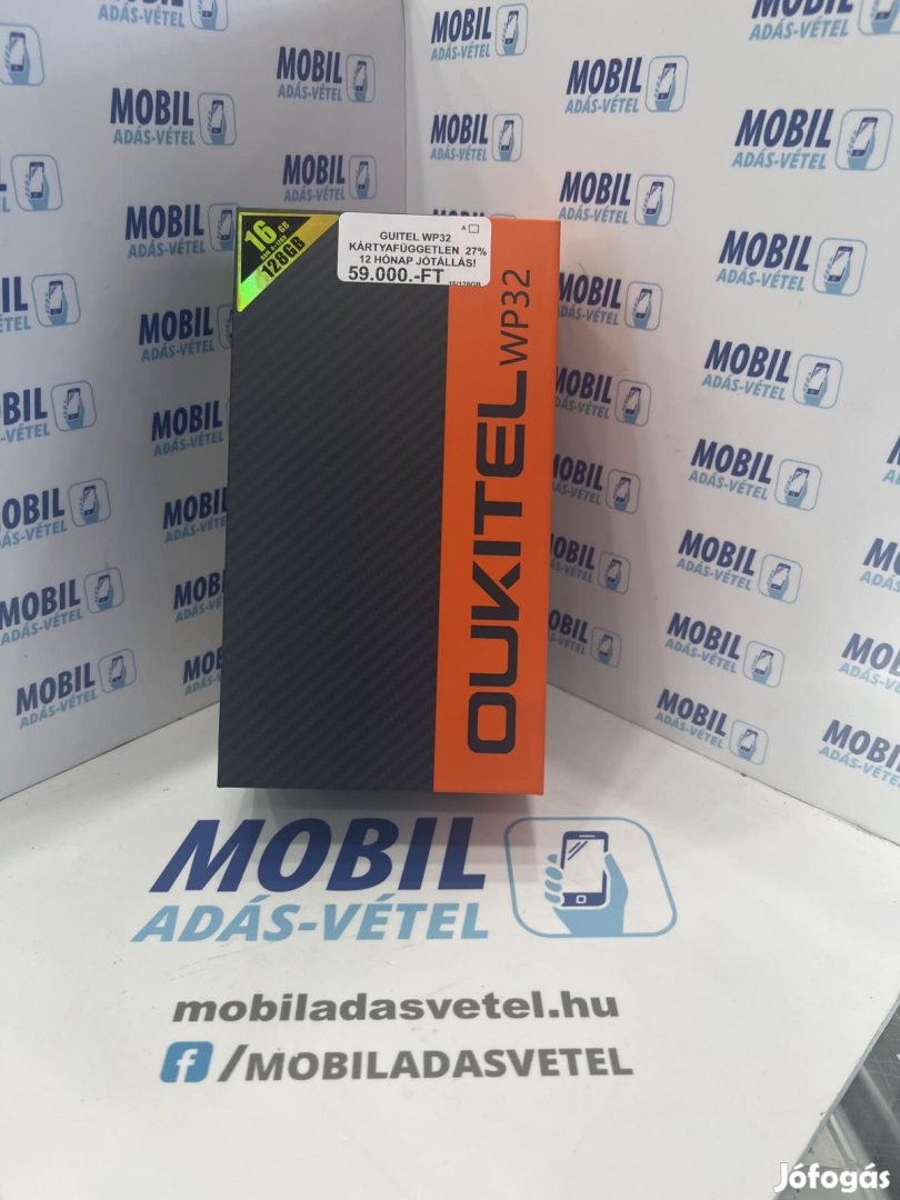 Quiktel WP32 Dual Sim 128 GB 16 GB Ram, 12 hó garancia