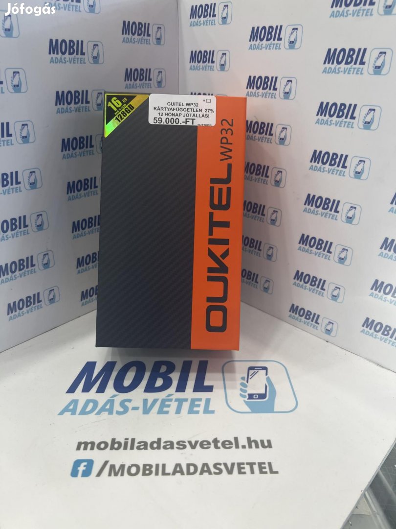 Quiktel WP32 Dual Sim 128 GB 16 GB Ram, 12 hó garancia