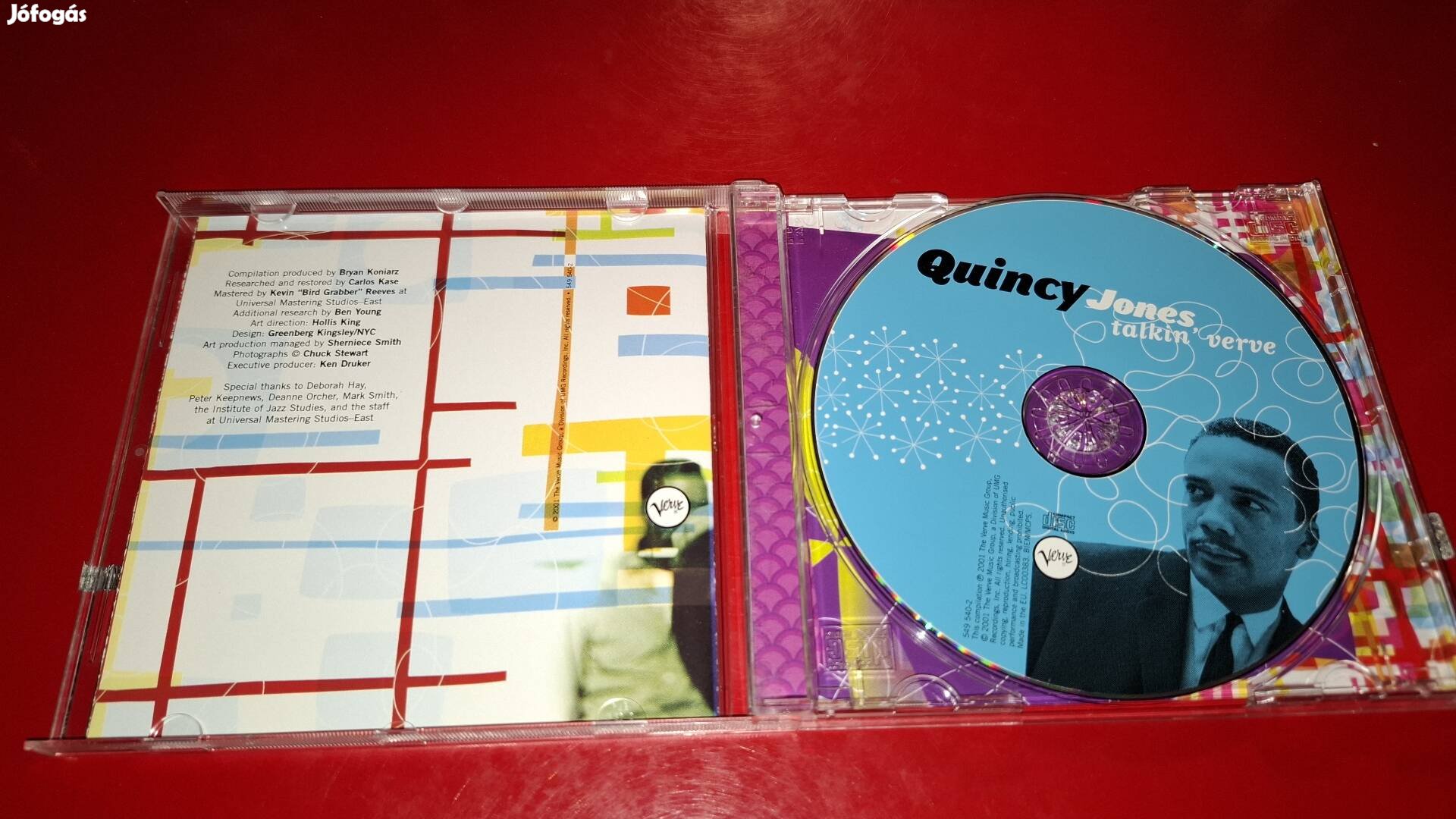 Quincy Jones Talkin verve Cd 2001 Jazz