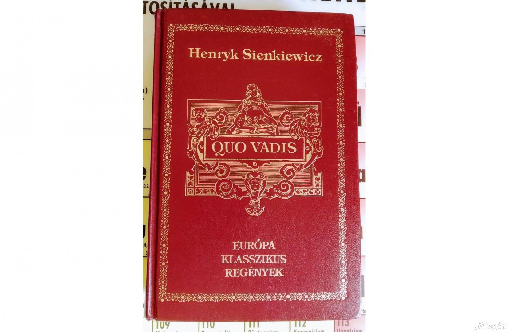 Quo vadis Henryk Sienkiewicz Európa Könyvkiadó Jó Állapotú