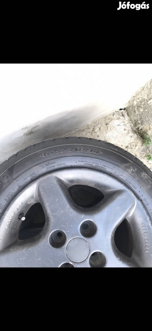 R14 4x100 alufelni 165/70 r14 téli