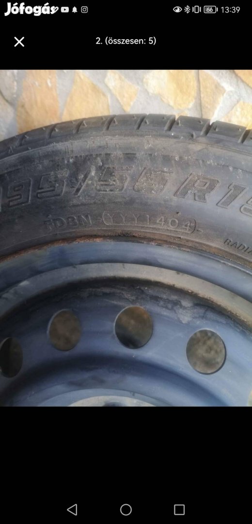 R15 195/55 Pótkerék