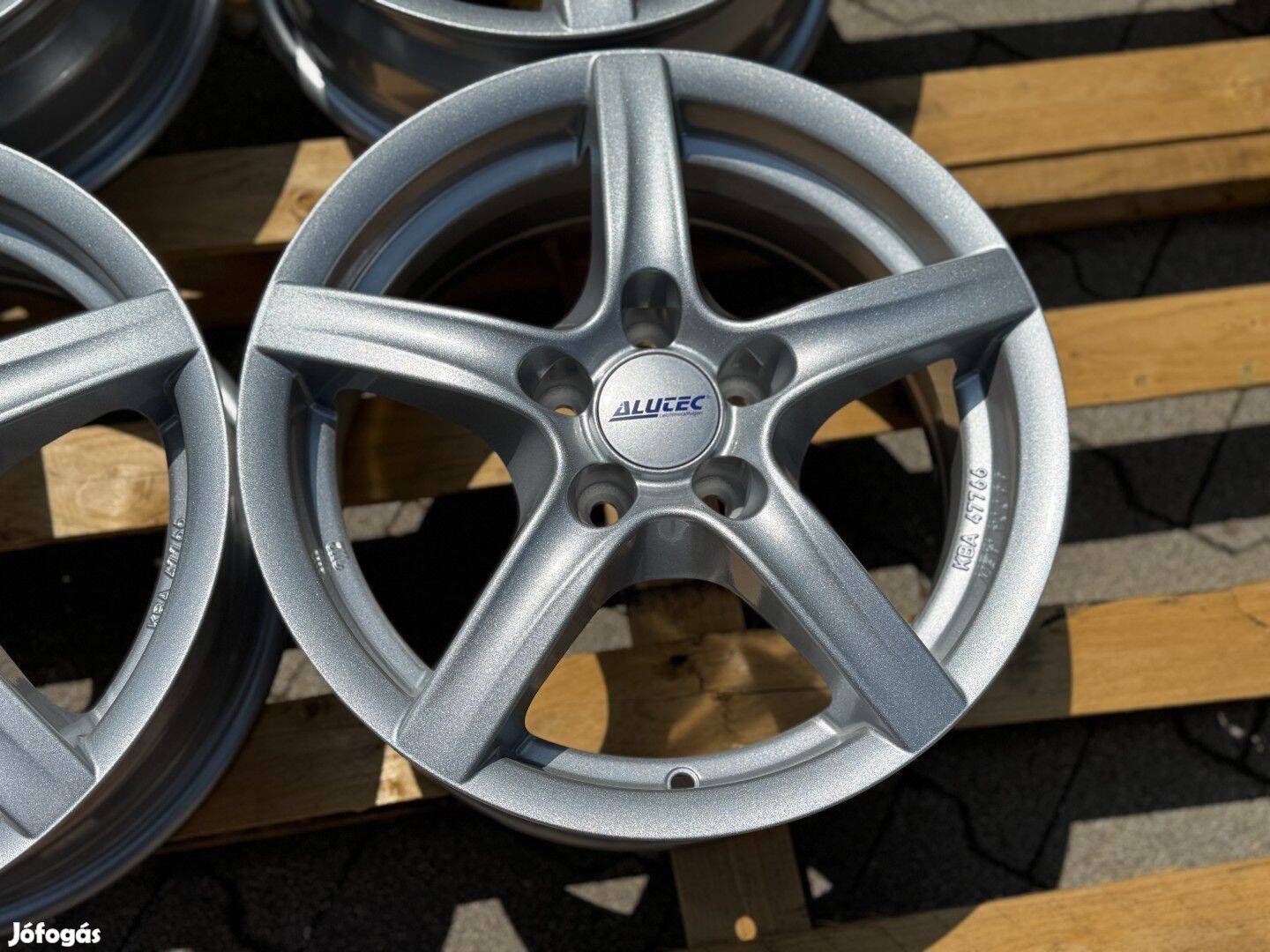 R15 5x98 (58,1) Alutec Grip Polar Silber 6J ET38 új felnik alufelnik