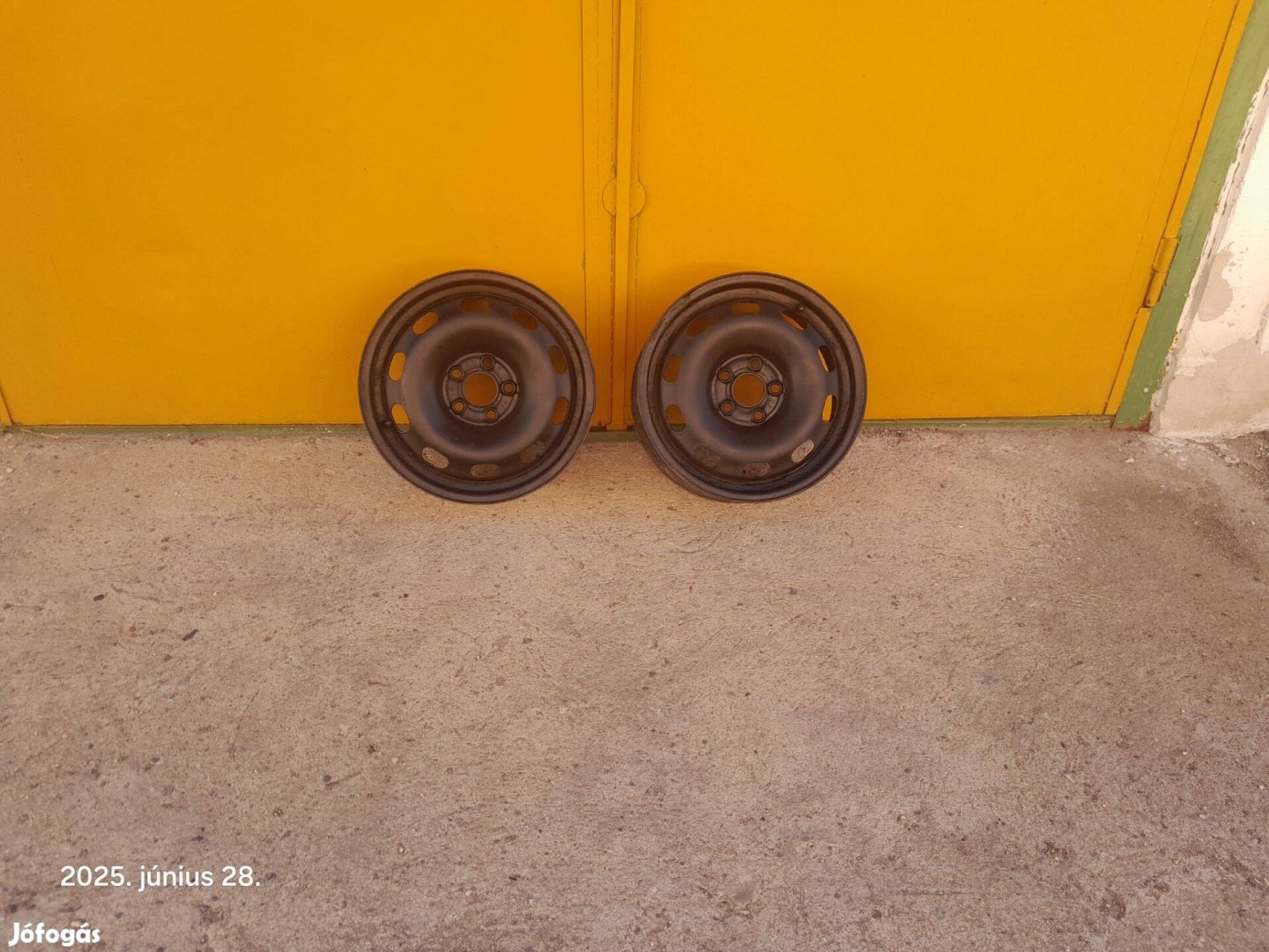 R15 / 5x100 / 6,0J / ET38 Acélfelni Golf 4 Skoda Seat Audi