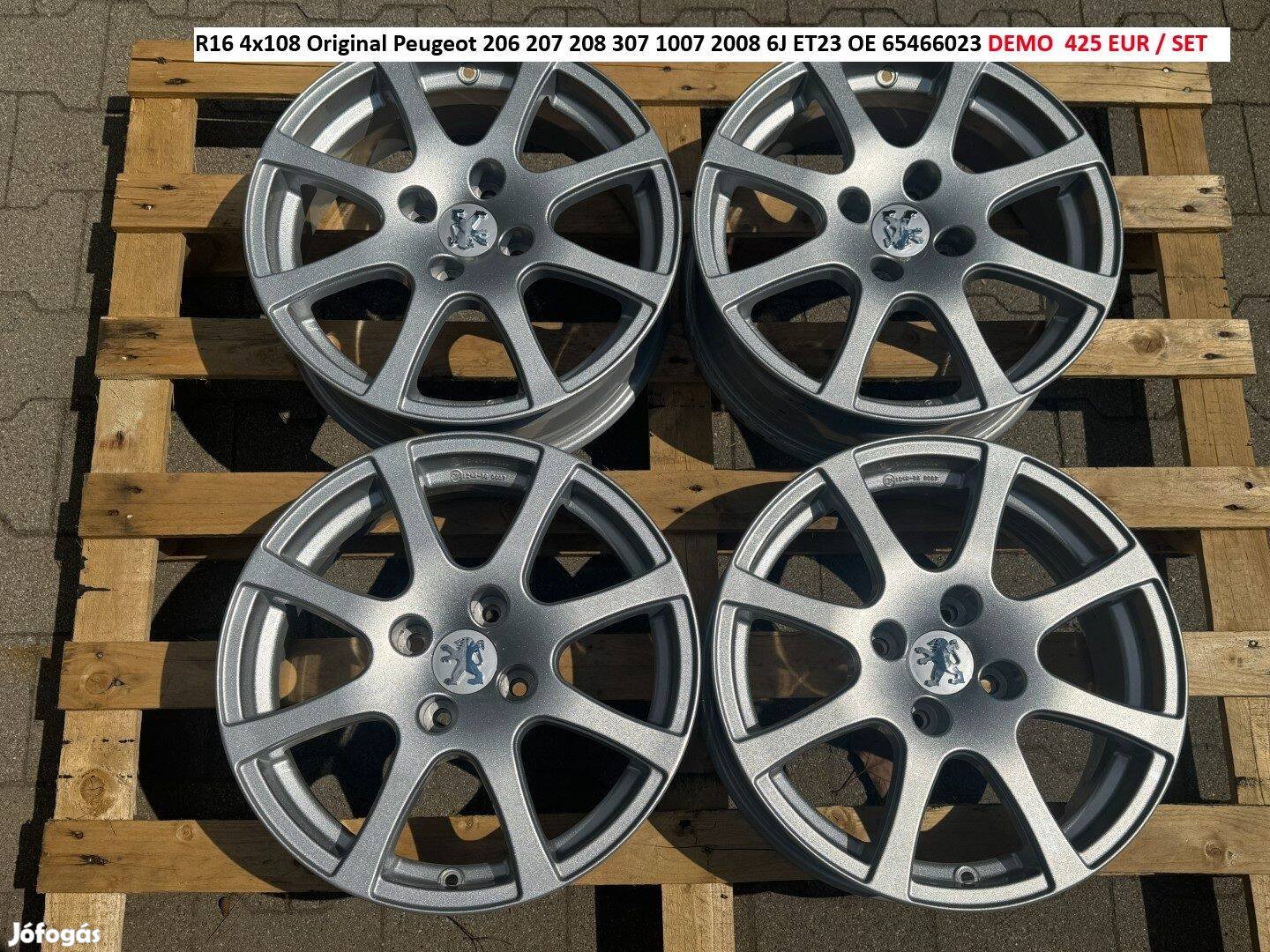 R16 4x108 Original Peugeot 206 207 208 307 1007 2008 6J ET23 alufelnik