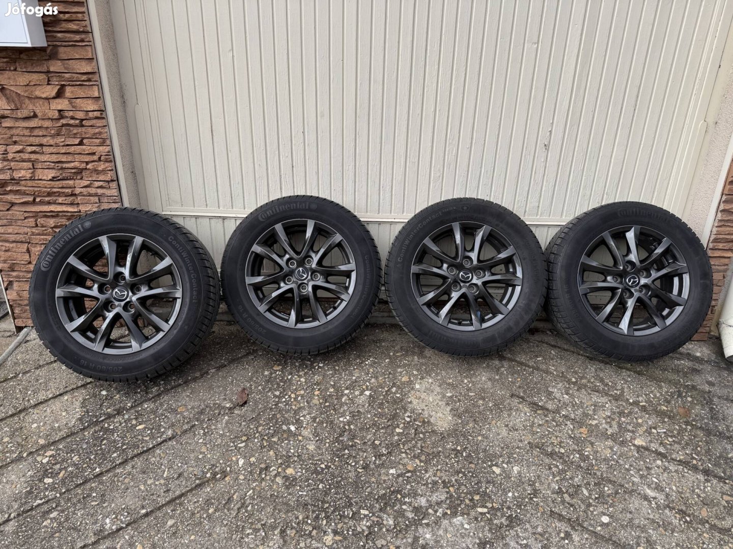 R16 Mazda gyári alufelni garnitúra téligumival