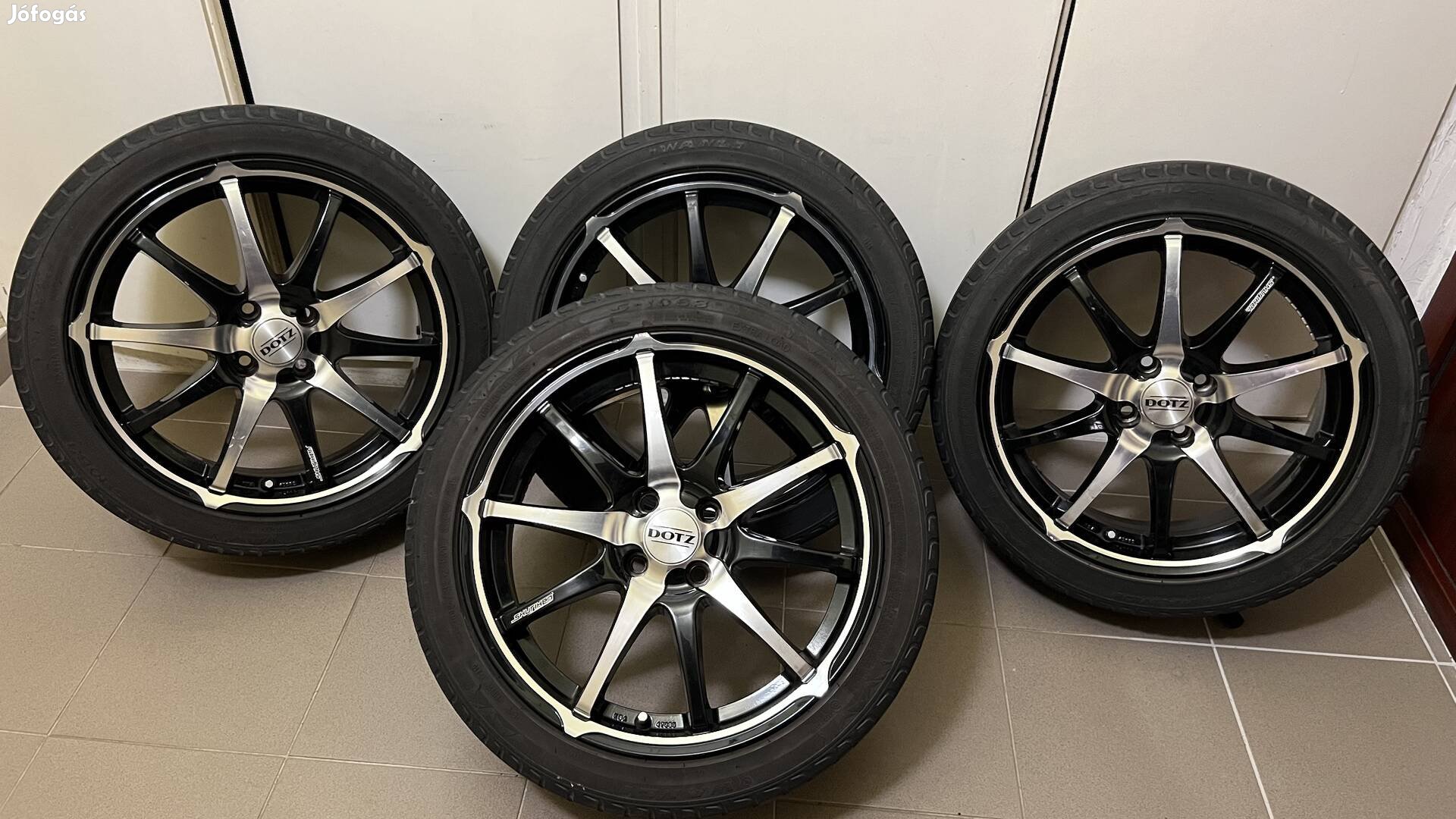 R17 4x100 Dotz alufelni Bicolor Vw Mini Suzuki Dacia Opel 205/45-17
