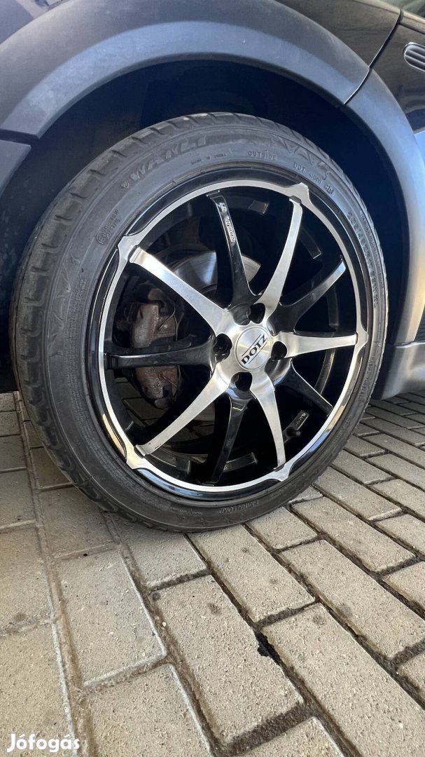 R17 4x100 Dotz alufelni Vw Mini Dacia Opel Honda 205/45-17 Bicolor