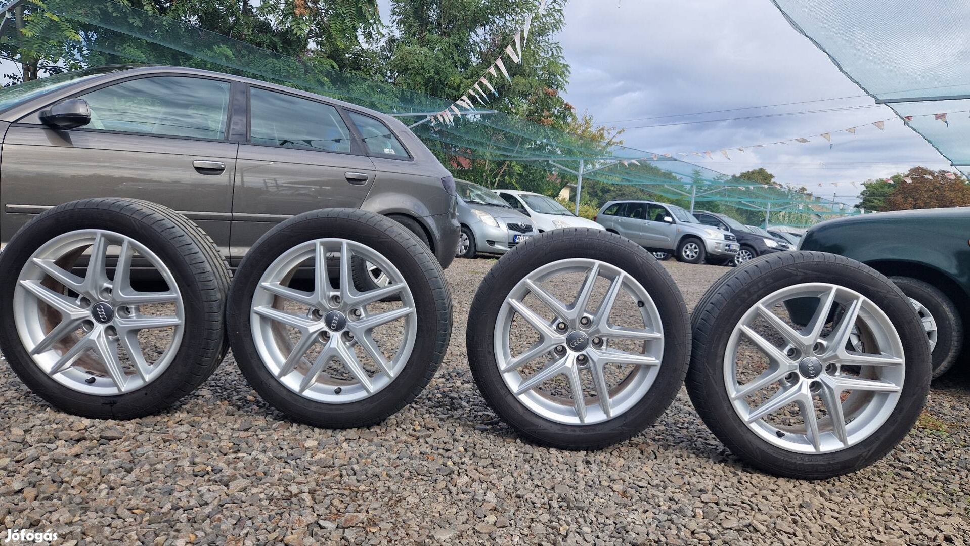 R17 5x112 Audi felni+ Nokian nyári gumi