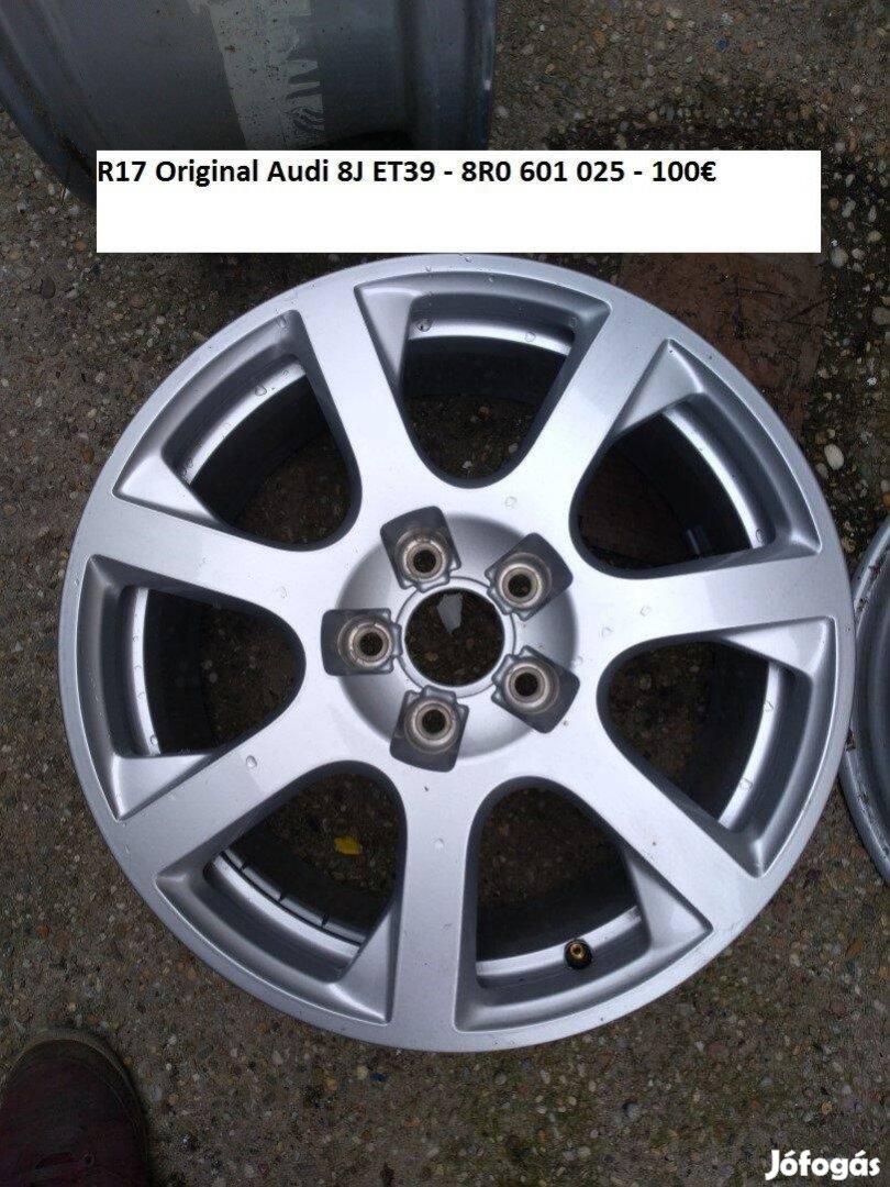 R17 Original Audi 8J ET39 - 8R0 601 025 / 8R0601025 1db alufelni